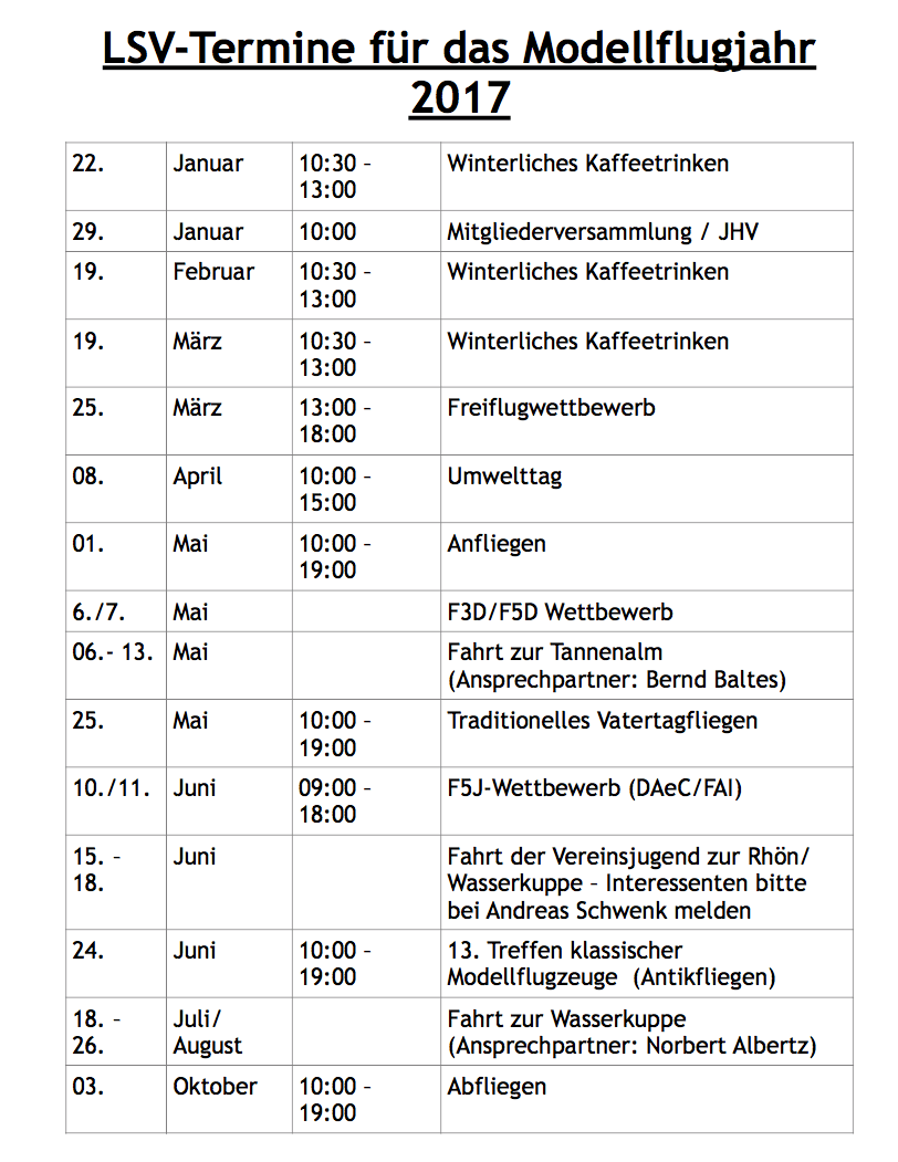 Modellflugplatz Happelter Heide