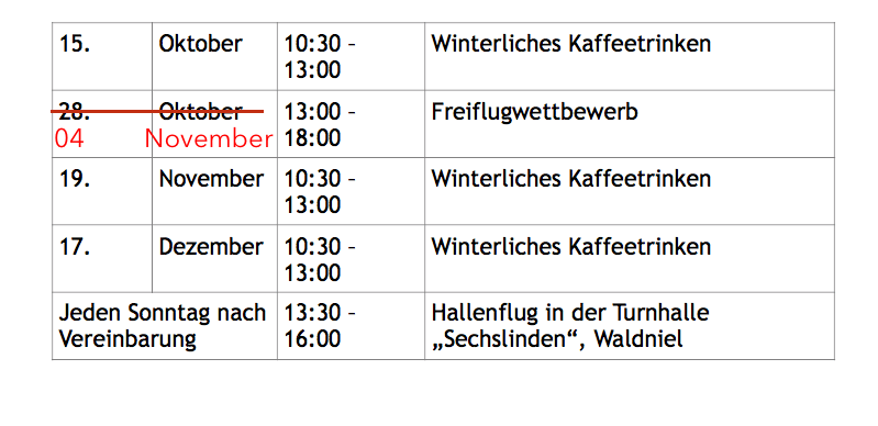 Modellflugplatz Happelter Heide